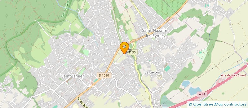 localisation de l'entreprise SCI CLOS ST BERNARD à SAINT-ISMIER