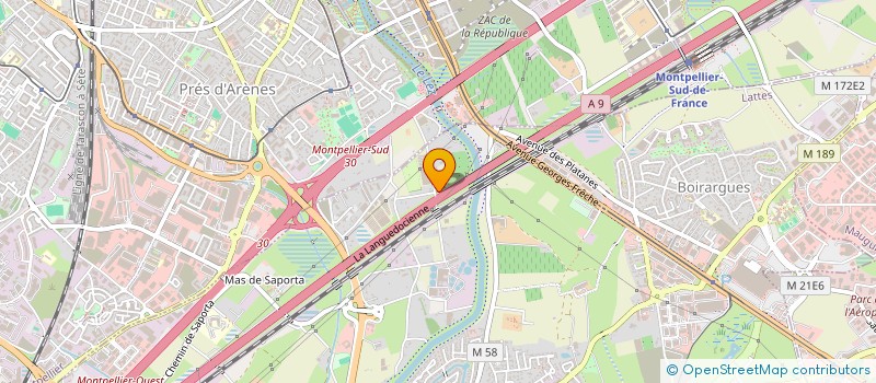 localisation de l'entreprise SCI CLOS THILDE à LATTES