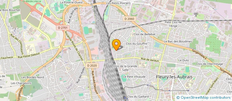localisation de l'entreprise SCI CLOS VANNIER à FLEURY-LES-AUBRAIS