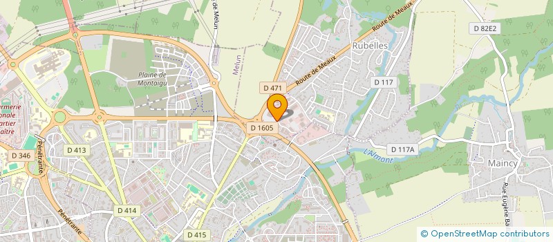 localisation de l'entreprise SCI CLOS VISTA AGOSTA  RUBELLES