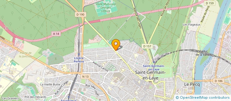 localisation de l'entreprise SCI CLOSEAUX GAMELINES  SAINT-GERMAIN-EN-LAYE