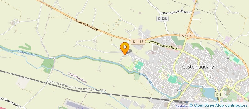 localisation de l'entreprise SCI CLOSETMY  CASTELNAUDARY