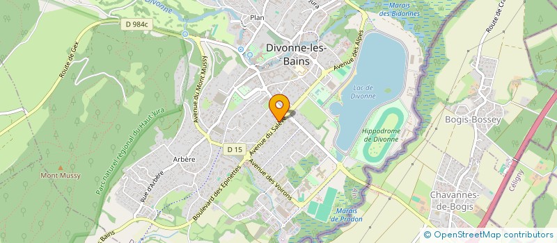 localisation de l'entreprise SCI CLOSTER à DIVONNE-LES-BAINS