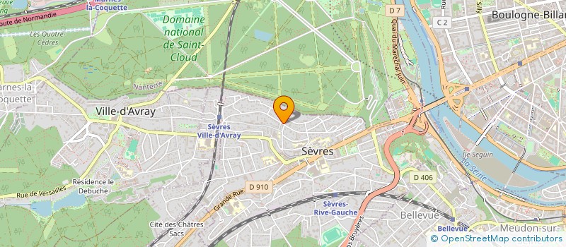 localisation de l'entreprise SCI CLOTAIRE à SEVRES