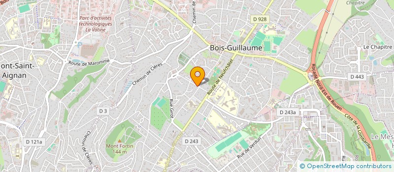 localisation de l'entreprise SCI CLOTAIRE FILIBERT à BOIS-GUILLAUME