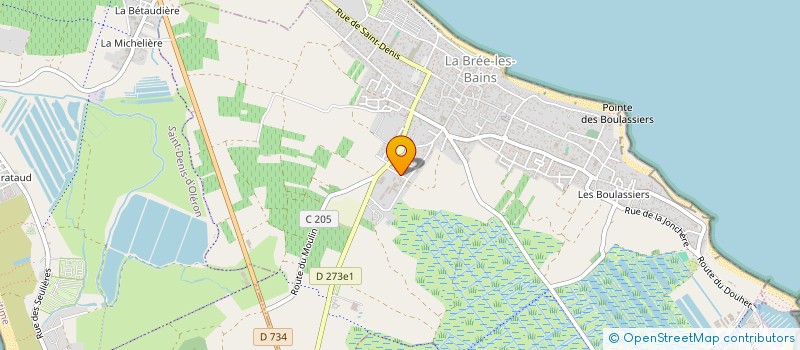 localisation de l'entreprise SCI CLOTER  LA BREE-LES-BAINS