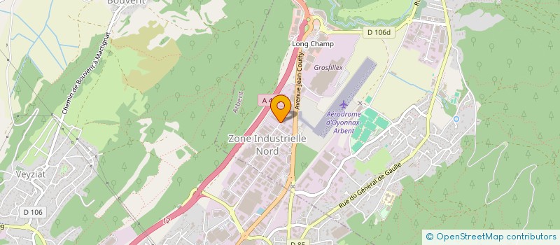 localisation de l'entreprise SCI CLOTHI à ARBENT