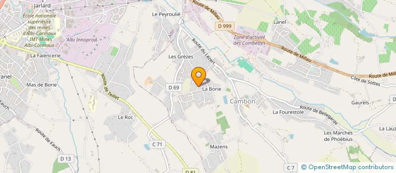 localisation de l'entreprise SCI CLOTHILDE  LE SEQUESTRE