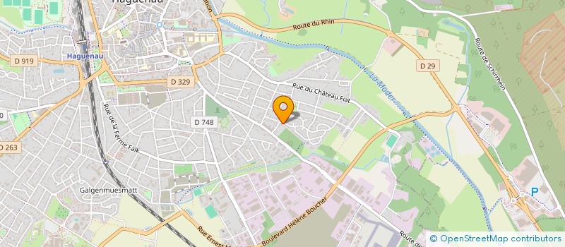 localisation de l'entreprise SCI CLOTHILDE  HAGUENAU