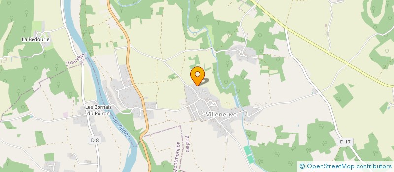 localisation de l'entreprise SCI CLOTIERES  CHAUVIGNY