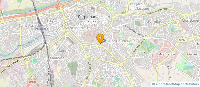 localisation de l'entreprise SCI CLOTILDE à PERPIGNAN