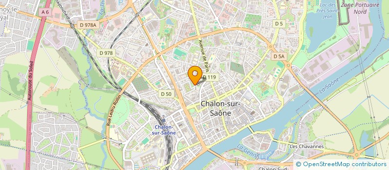 localisation de l'entreprise SCI CLOTILDE à CHALON-SUR-SAONE
