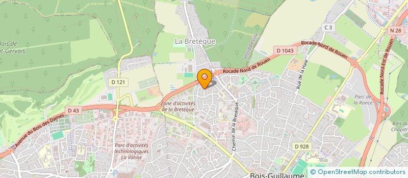 localisation de l'entreprise SCI CLOTILDE  BOIS-GUILLAUME