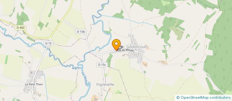 localisation de l'entreprise SCI CLOTINE  GODONCOURT