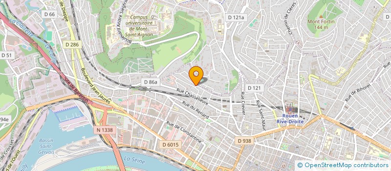 localisation de l'entreprise SCI CLOTTEN BLOT INVEST à ROUEN