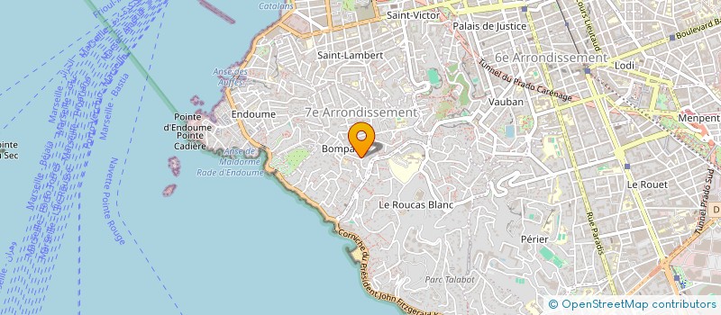 localisation de l'entreprise SCI CLOUBEN CEVENNES à MARSEILLE