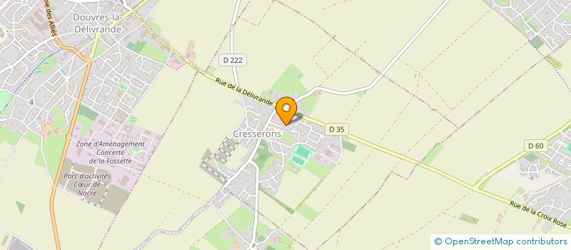 localisation de l'entreprise SCI CLOUD  CRESSERONS