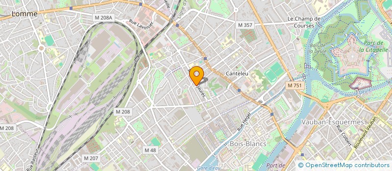 localisation de l'entreprise SCI CLOUD à LILLE