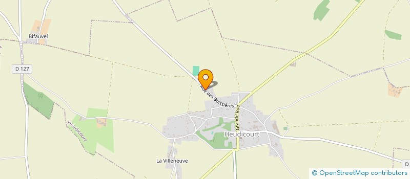 localisation de l'entreprise SCI CLOUET  HEUDICOURT