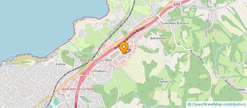 localisation de l'entreprise SCI CLOUMS  SAINT-JEAN-DE-LUZ