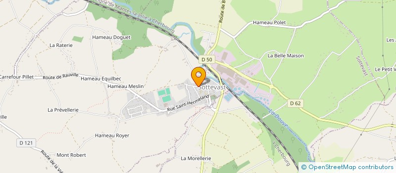 localisation de l'entreprise SCI CLOUPIES à SOTTEVAST