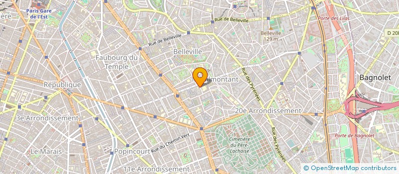 localisation de l'entreprise SCI CLOUZET  PARIS