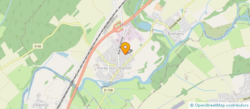 localisation de l'entreprise SCI CLOVAGA  VORAY-SUR-L'OGNON