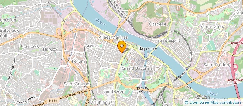 localisation de l'entreprise SCI CLOVER COTTAGE à BAYONNE