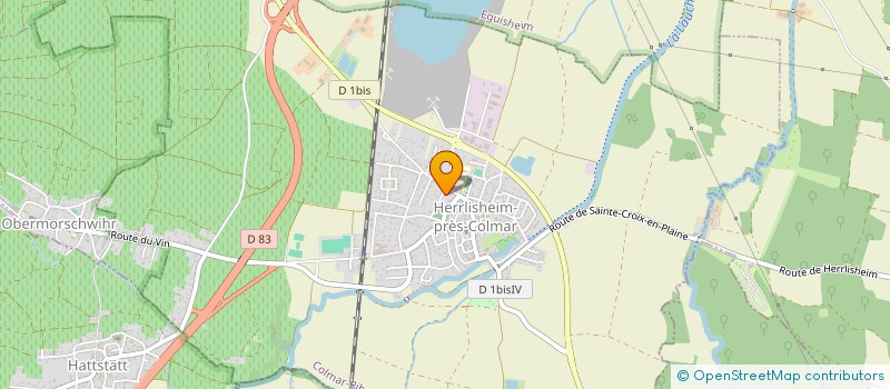 localisation de l'entreprise SCI CLOVEST  HERRLISHEIM-PRES-COLMAR