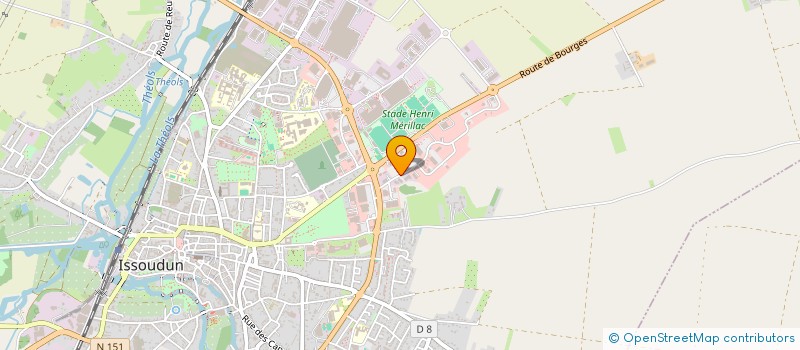 localisation de l'entreprise SCI CLOVI  ISSOUDUN