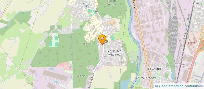 localisation de l'entreprise SCI CLOVIA  ETIVAL-LES-LE-MANS