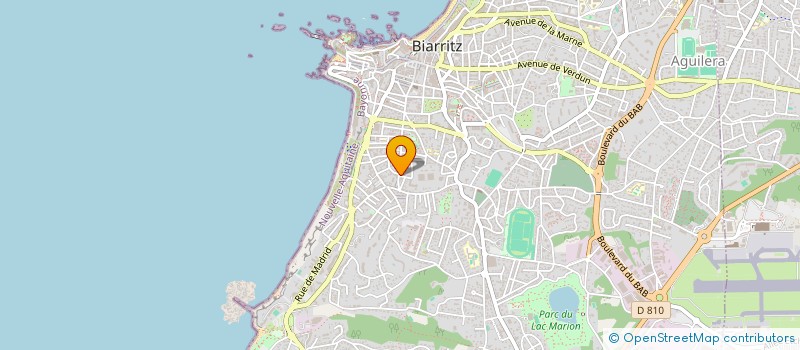 localisation de l'entreprise SCI CLOVIERTO à BIARRITZ