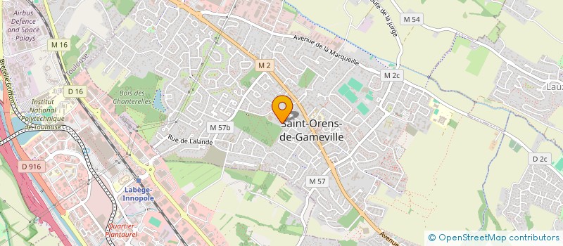 localisation de l'entreprise SCI CLOVIM  SAINT-ORENS-DE-GAMEVILLE