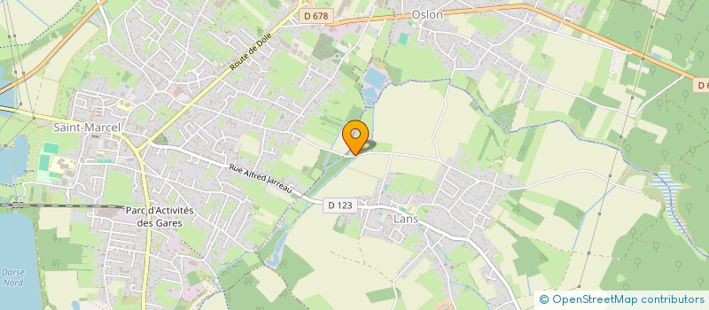 localisation de l'entreprise SCI CLOVIS  SAINT-MARCEL
