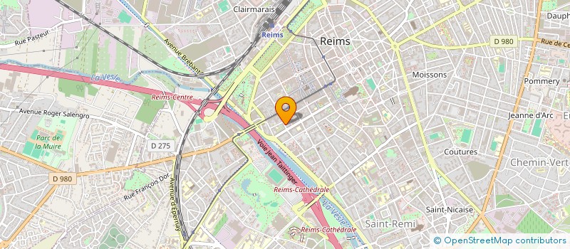 localisation de l'entreprise SCI CLOVIS  REIMS