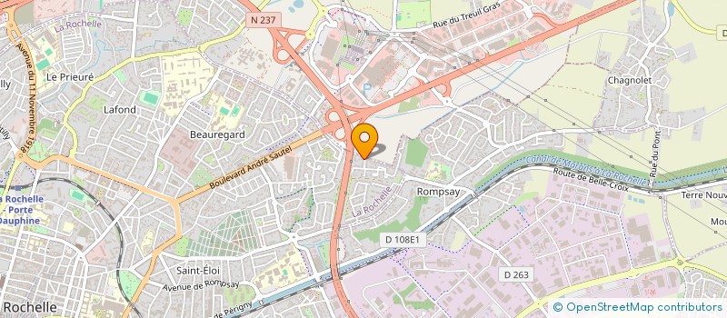 localisation de l'entreprise SCI CLOVIS  LA ROCHELLE