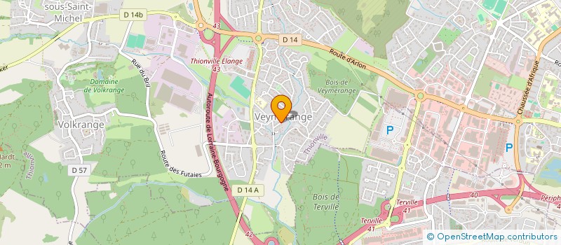 localisation de l'entreprise SCI CLOVIS à THIONVILLE