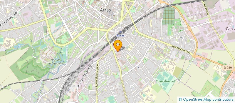 localisation de l'entreprise SCI CLOVIS à ARRAS