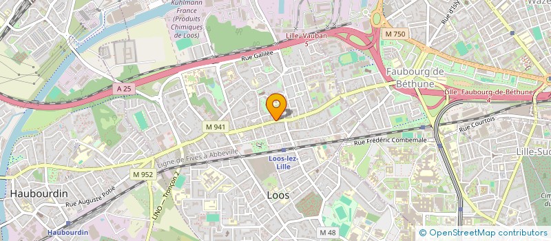 localisation de l'entreprise SCI CLOVIS  LOOS