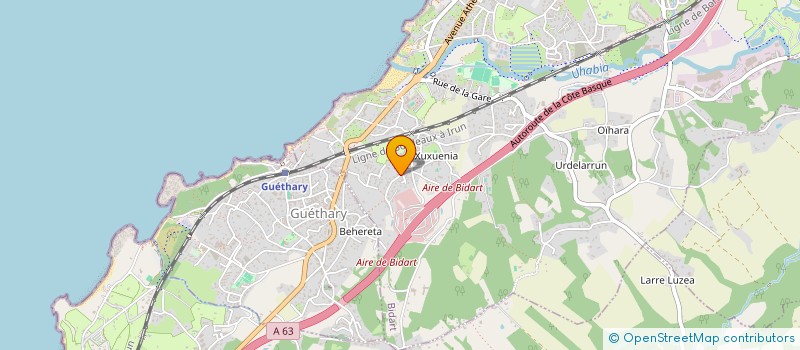 localisation de l'entreprise SCI CLOVIS ET MIMOSA à BIDART