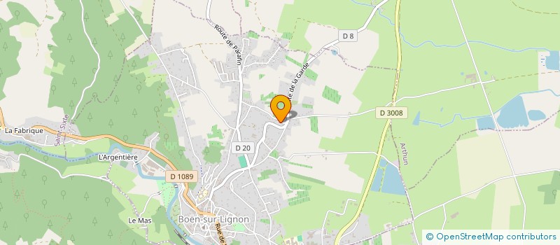 localisation de l'entreprise SCI CLOYE  BOEN-SUR-LIGNON