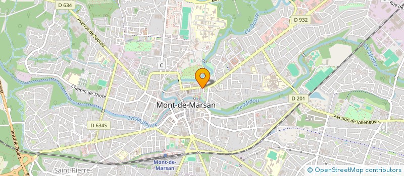 localisation de l'entreprise SCI CLOZOU à MONT-DE-MARSAN