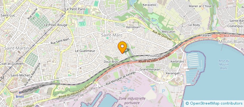 localisation de l'entreprise SCI CLP  BREST