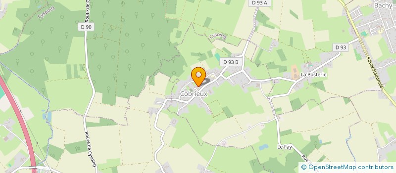localisation de l'entreprise SCI CLP à COBRIEUX