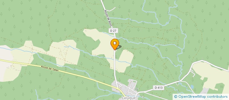 localisation de l'entreprise SCI CLP  LALUQUE