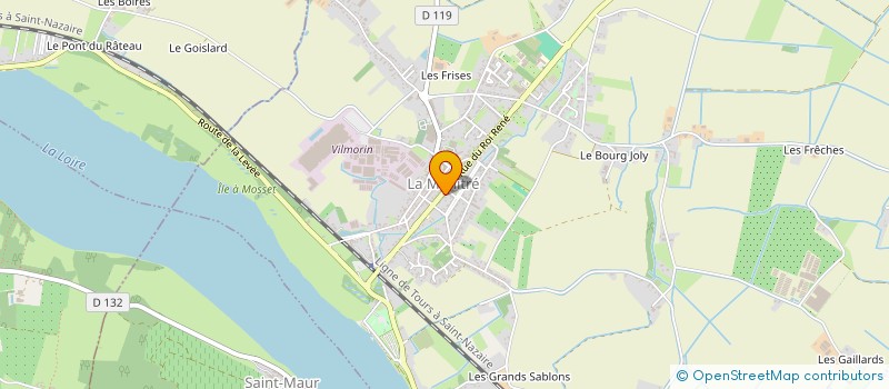 localisation de l'entreprise SCI CLP  LA MENITRE