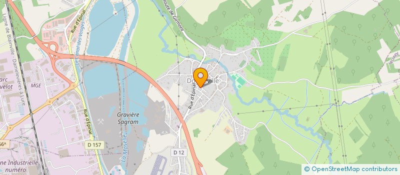 localisation de l'entreprise SCI CLP  DOGNEVILLE