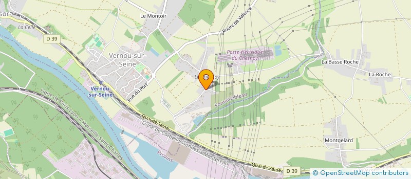 localisation de l'entreprise SCI CLPP CHARENTON  VERNOU-LA-CELLE-SUR-SEINE