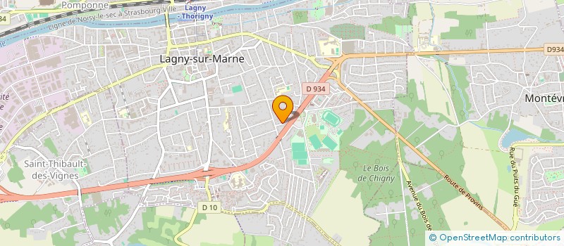 localisation de l'entreprise SCI CLR  LAGNY-SUR-MARNE