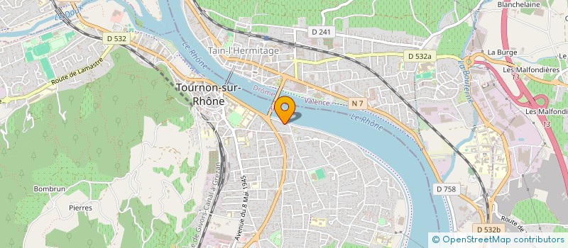 localisation de l'entreprise SCI CLR à TOURNON-SUR-RHONE